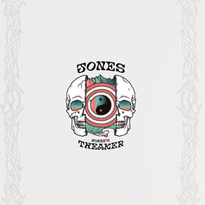 2026 Jones Womens Tweaker Snowboard Detail Skull