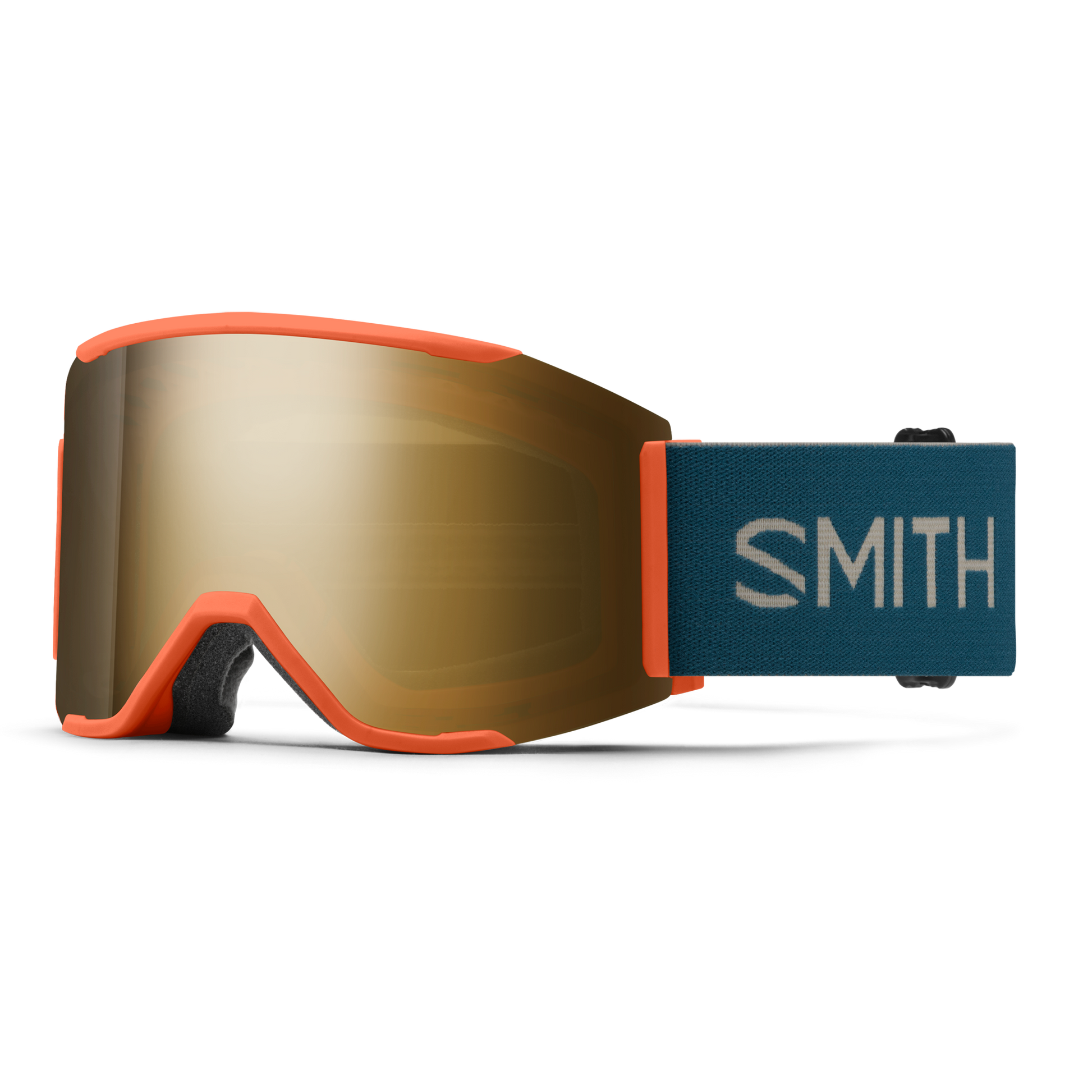 Smith Squad Mag Goggles - Rust with ChromaPop Sun Black Gold Mirror Lens
