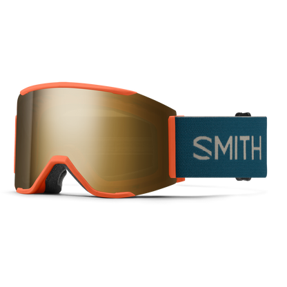 Smith Squad Mag Goggles - Rust with ChromaPop Sun Black Gold Mirror Lens