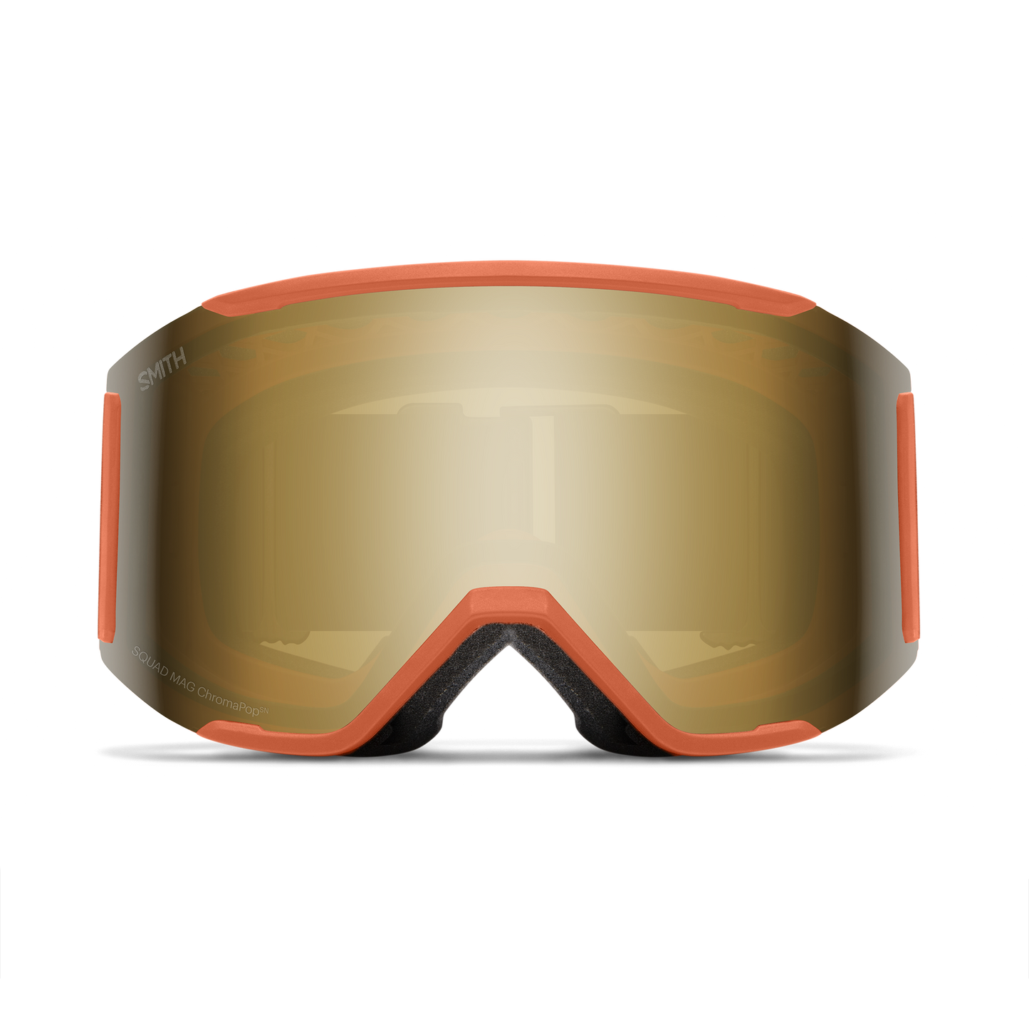 Smith Squad Mag Goggles - Rust with ChromaPop Sun Black Gold Mirror Lens