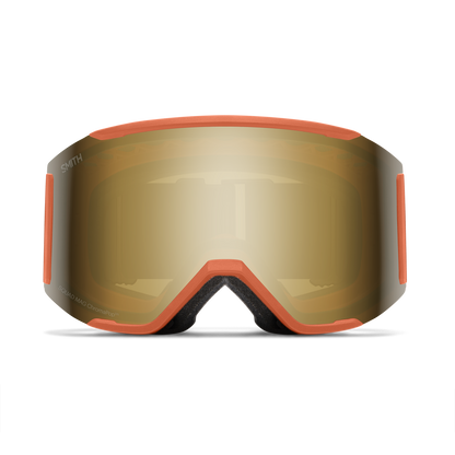 Smith Squad Mag Goggles - Rust with ChromaPop Sun Black Gold Mirror Lens