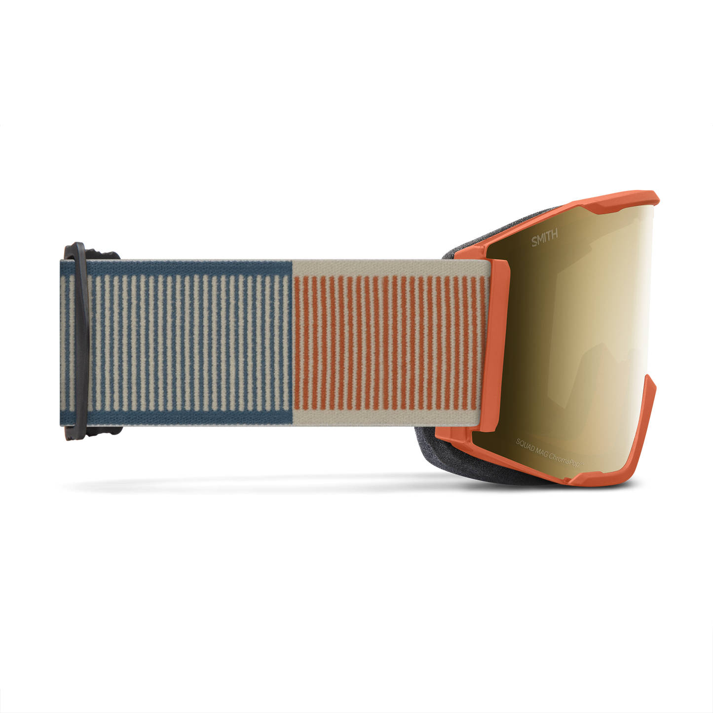 Smith Squad Mag Goggles - Rust with ChromaPop Sun Black Gold Mirror Lens