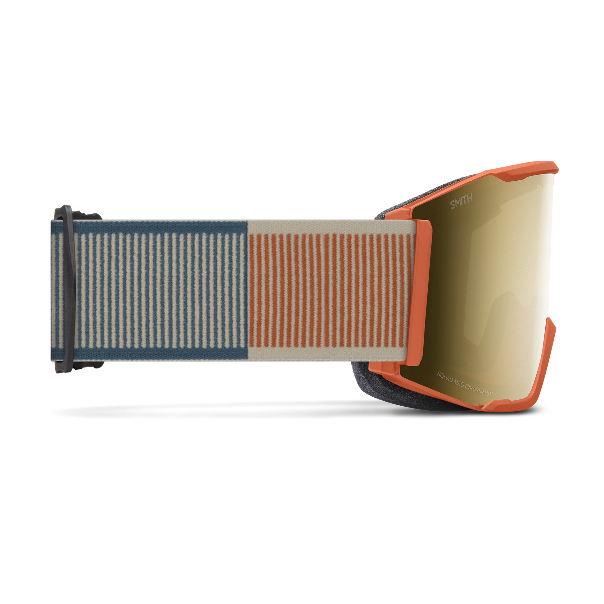 Smith Squad Mag Goggles - Rust with ChromaPop Sun Black Gold Mirror Lens