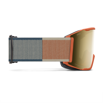 Smith Squad Mag Goggles - Rust with ChromaPop Sun Black Gold Mirror Lens
