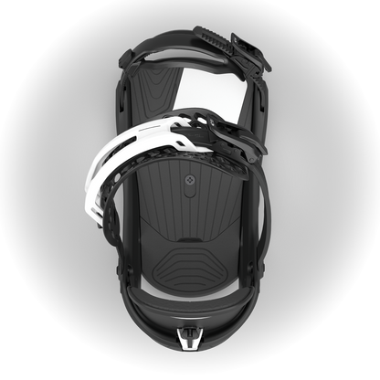 ThirtyTwo T32M FASE Snowboard Bindings Black 2025 – top strap open