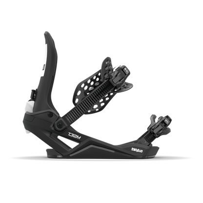 ThirtyTwo T32M FASE Snowboard Bindings Black 2025 – side view strap open
