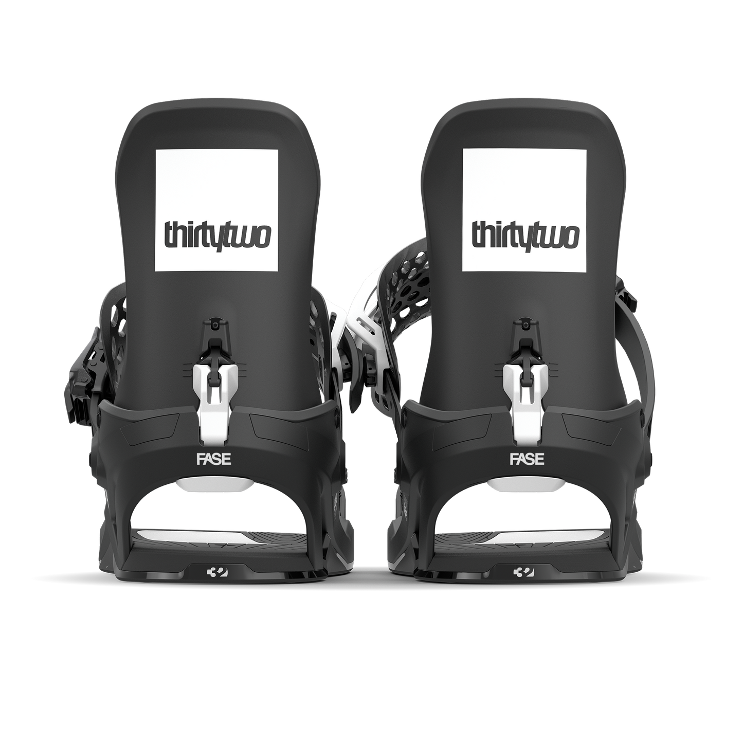 ThirtyTwo T32M FASE Snowboard Bindings Black 2025 – rear highback