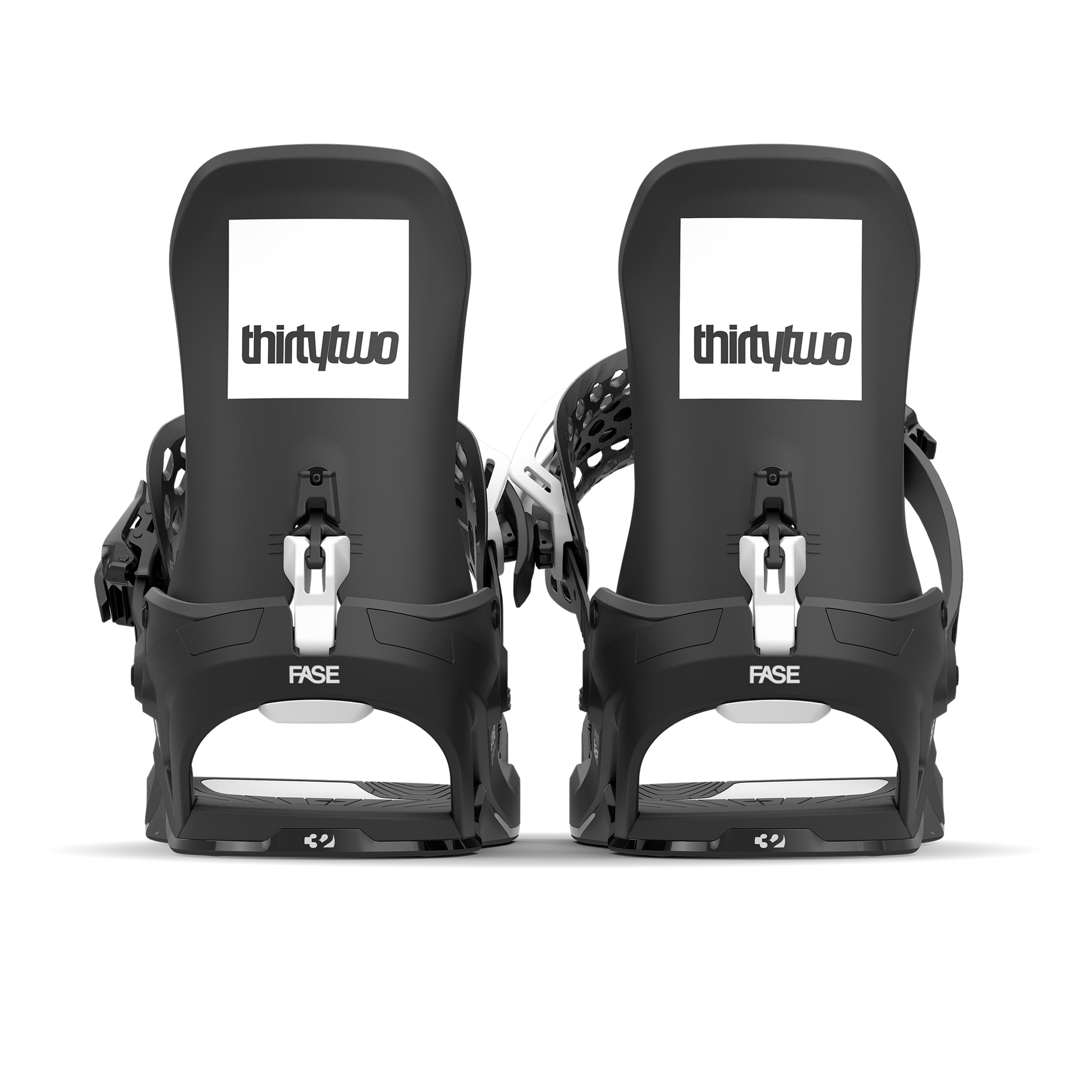 ThirtyTwo T32M FASE Snowboard Bindings Black 2025 – rear highback