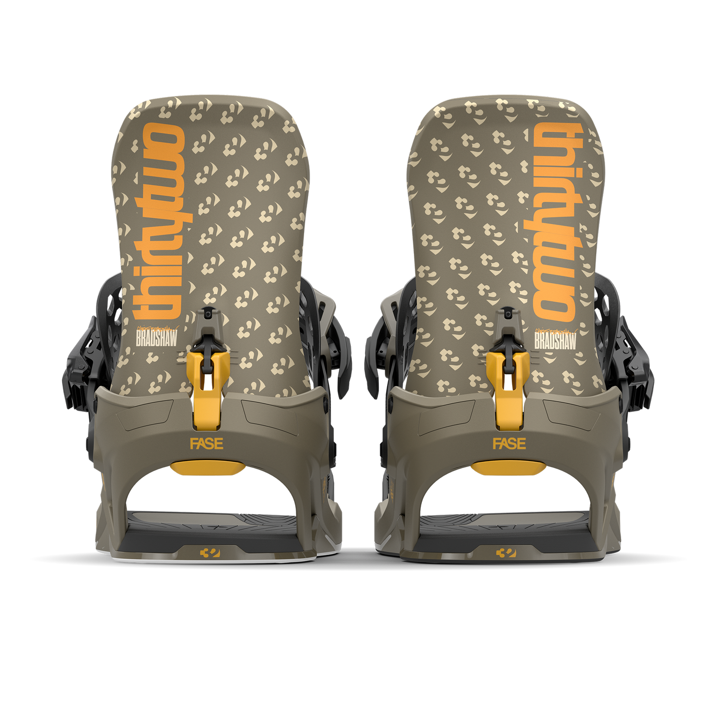 ThirtyTwo T32M FASE Snowboard Bindings Bradshaw 2025 – rear highback