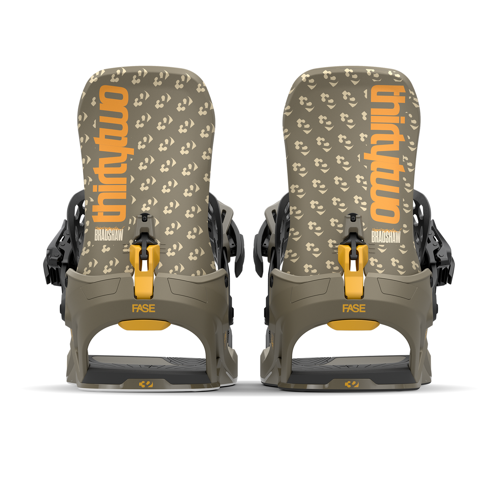 ThirtyTwo T32M FASE Snowboard Bindings Bradshaw 2025 – rear highback