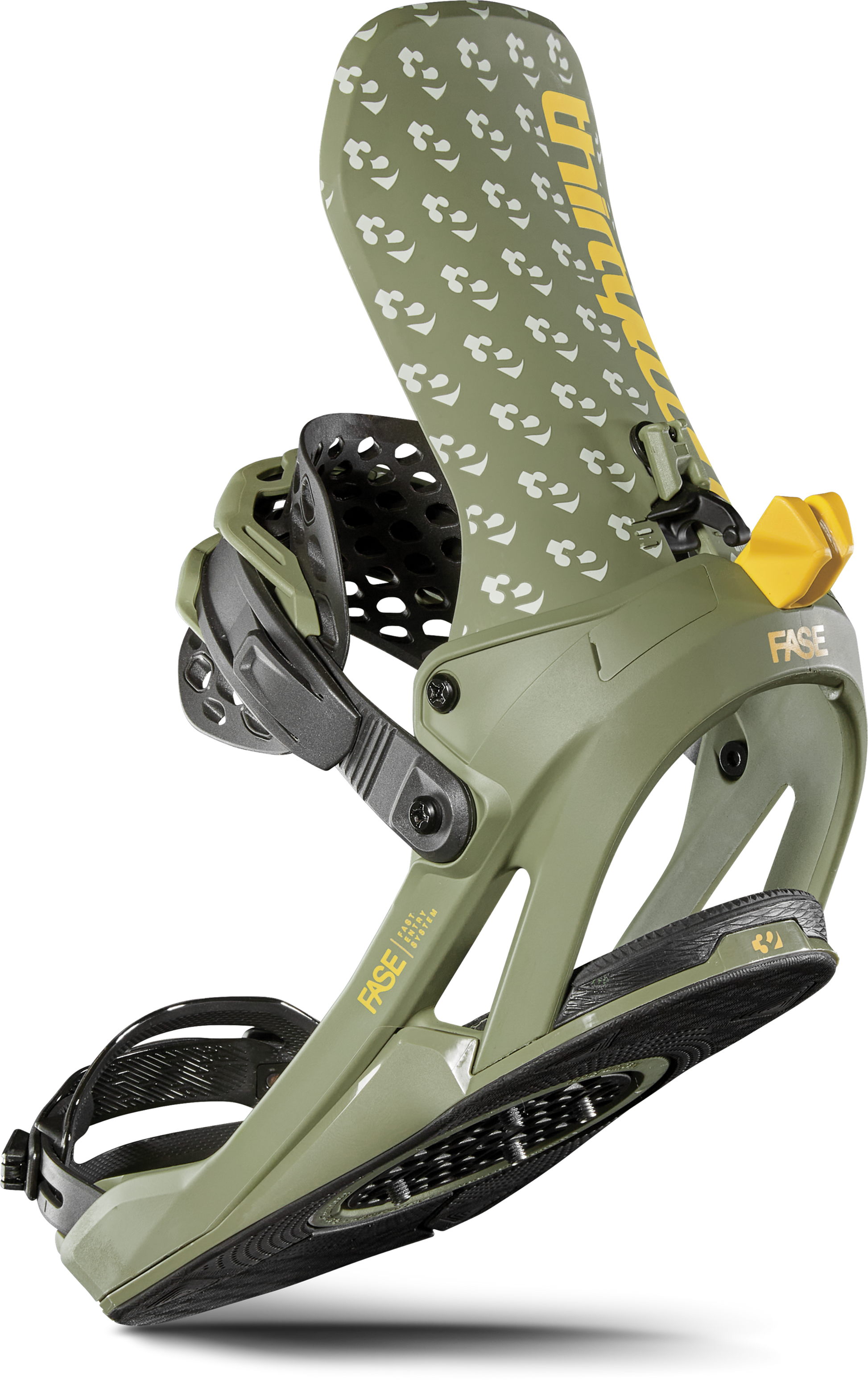 ThirtyTwo T32M FASE Snowboard Bindings Bradshaw 2025 – rear 45° tilted