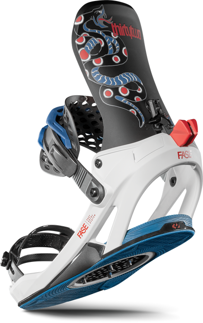 ThirtyTwo T32M FASE Snowboard Bindings Fava 2025 – right rear 45° tilted