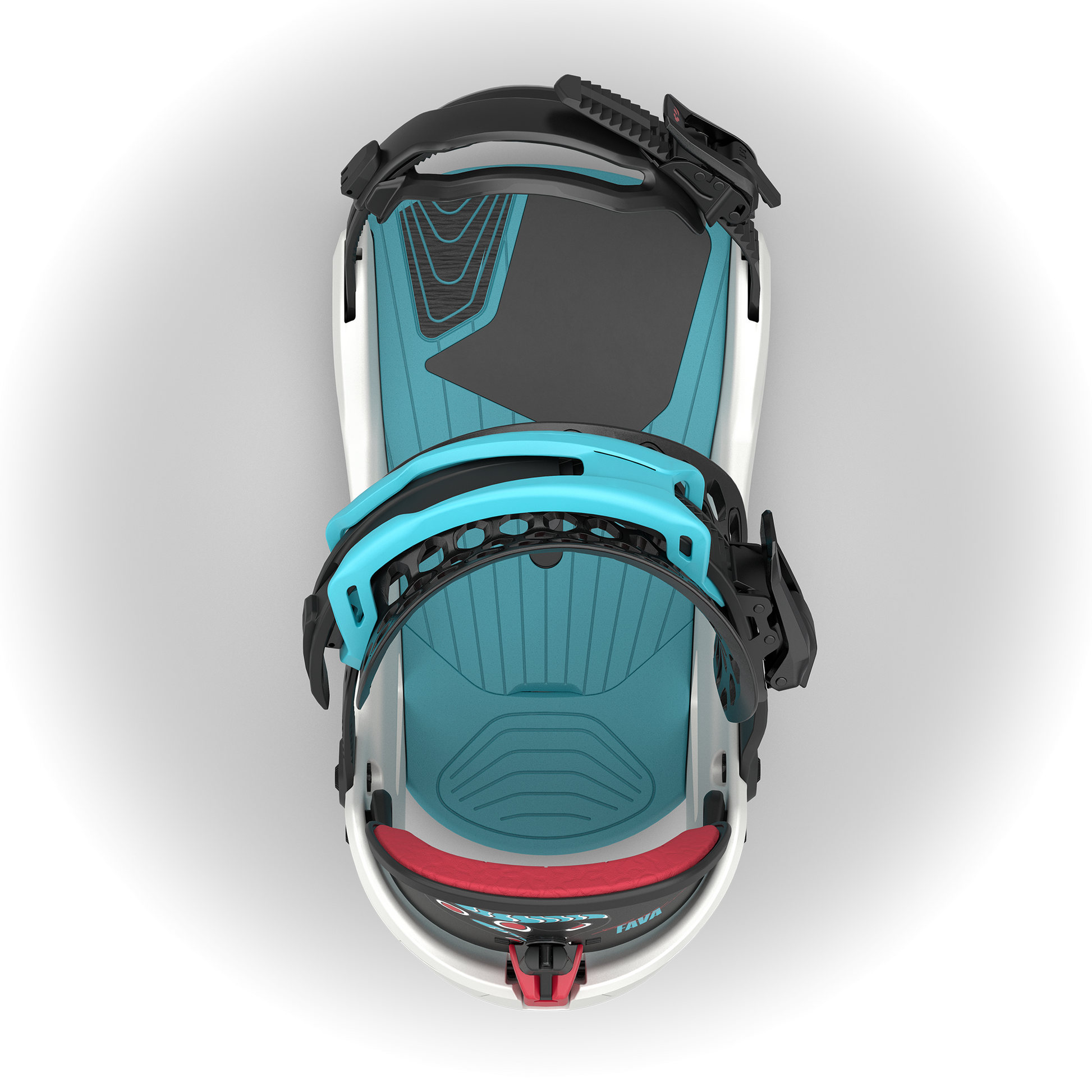 ThirtyTwo T32M FASE Snowboard Bindings Fava 2025 – top strap closed