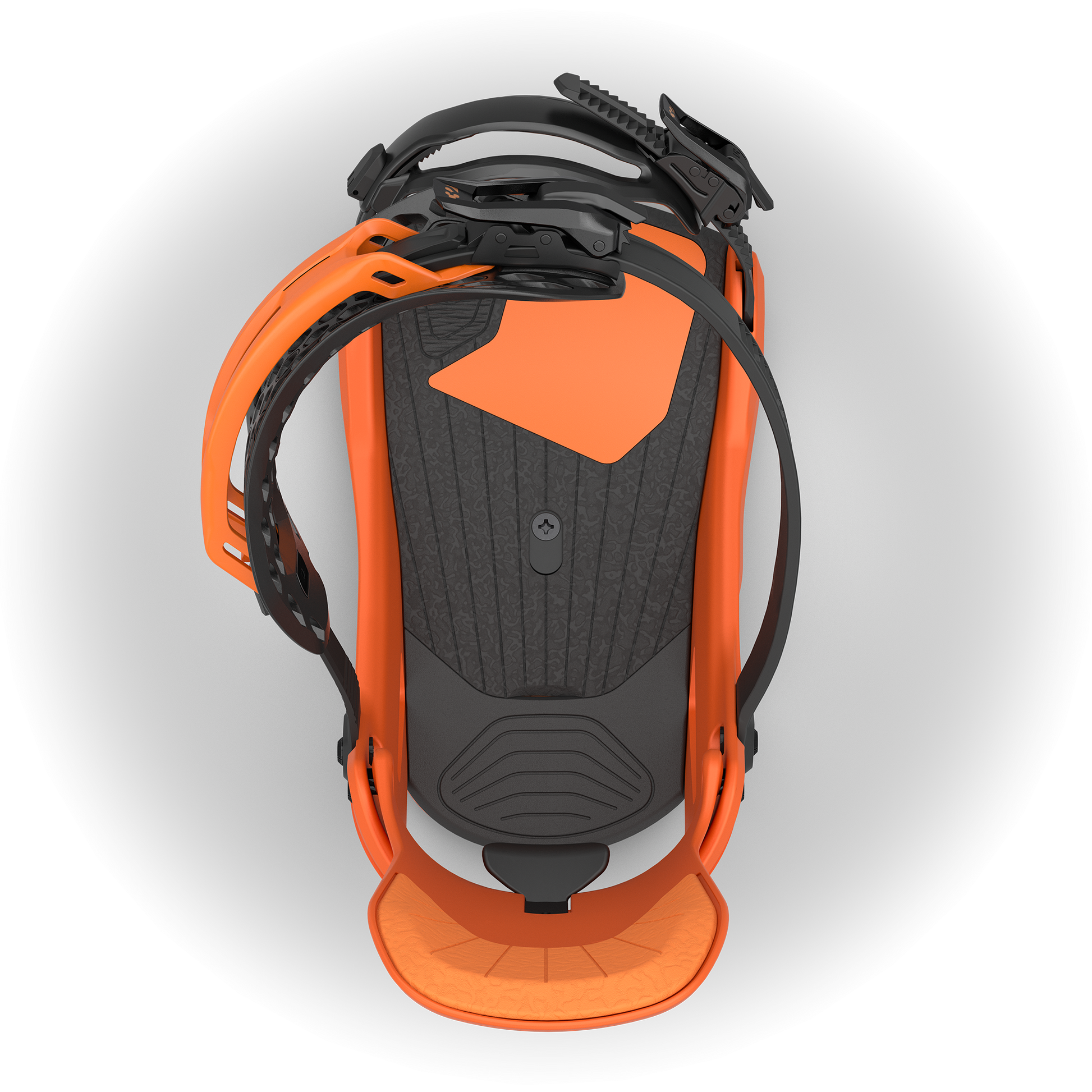ThirtyTwo T32M FASE Snowboard Bindings Orange 2025 – top strap open