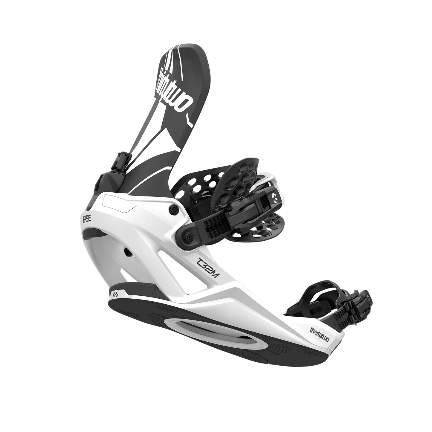ThirtyTwo T32M FASE Snowboard Bindings Volcom 2025 – rear 45° tilted