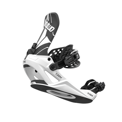 ThirtyTwo T32M FASE Snowboard Bindings Volcom 2025 – rear 45° tilted