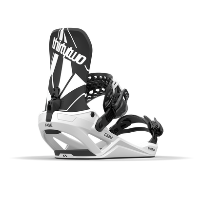 ThirtyTwo T32M FASE Snowboard Bindings Volcom 2025 – rear 45° side view