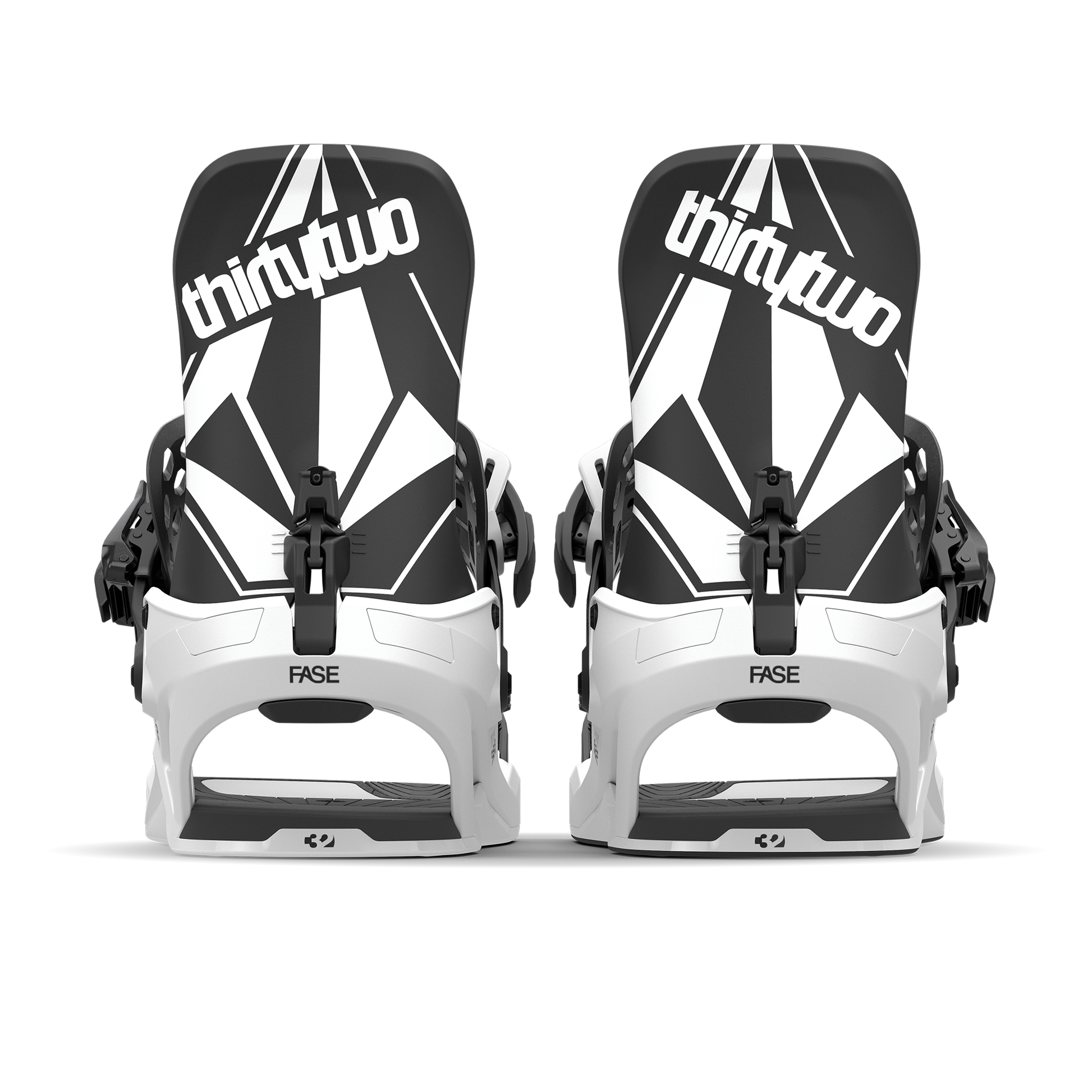 ThirtyTwo T32M FASE Snowboard Bindings Volcom 2025 – rear highback