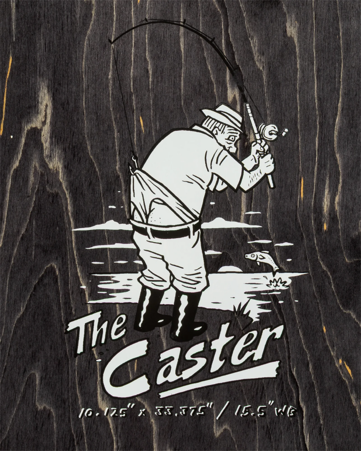 AntiHero Shaped Eagle Caster Skateboard Deck 10.125"