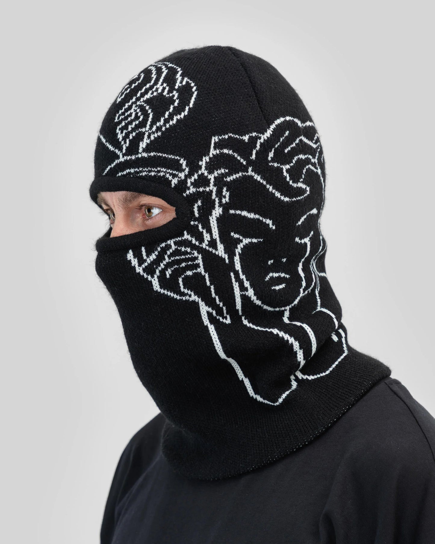Beyond Medals Jacquard Knit Balaclava