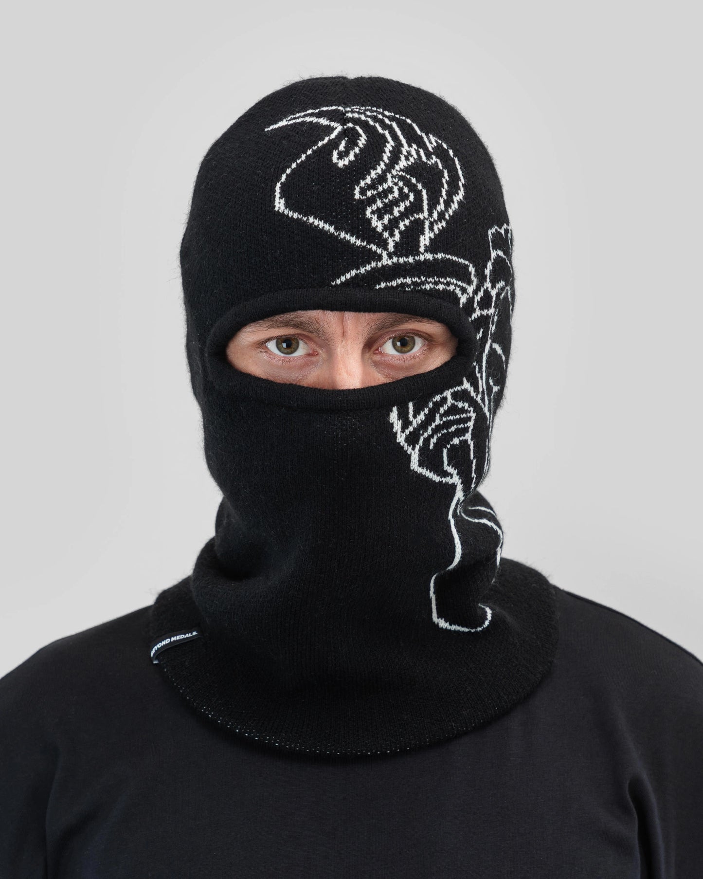 Beyond Medals Jacquard Knit Balaclava