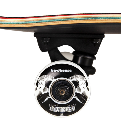 Birdhouse LVL 3 Hawk Skull 2 Chrome Complete Skateboard