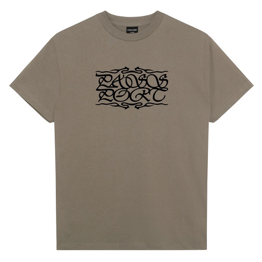 Pass~Port Calligraphy Tee – R#48
