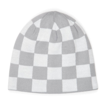 Corduroy Checkmate Reversible Skully Beanie