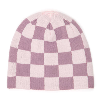 Corduroy Checkmate Reversible Skully Beanie