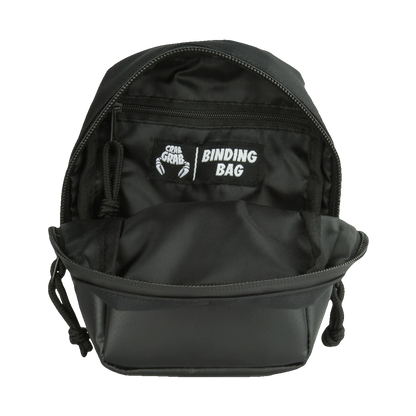 Crab Grab Binding Bag Black Open