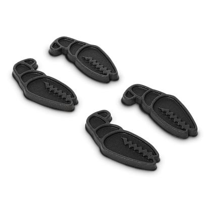 Crab Grab Mini Claws 4PK Black Angle