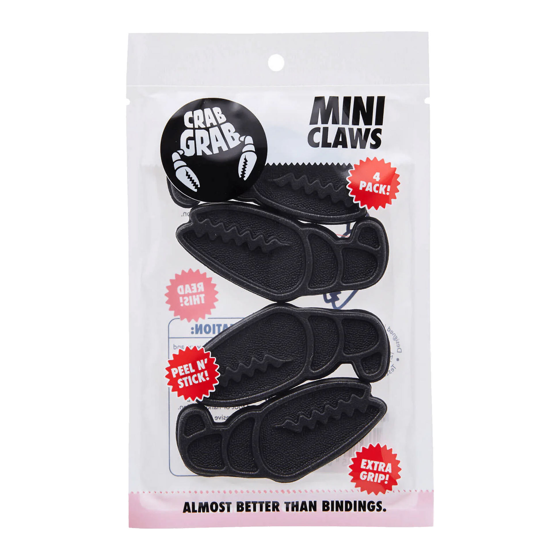Crab Grab Mini Claws 4PK Black Package