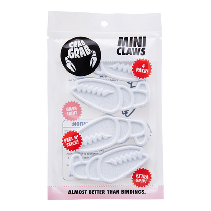Crab Grab Mini Claws 4PK White Package