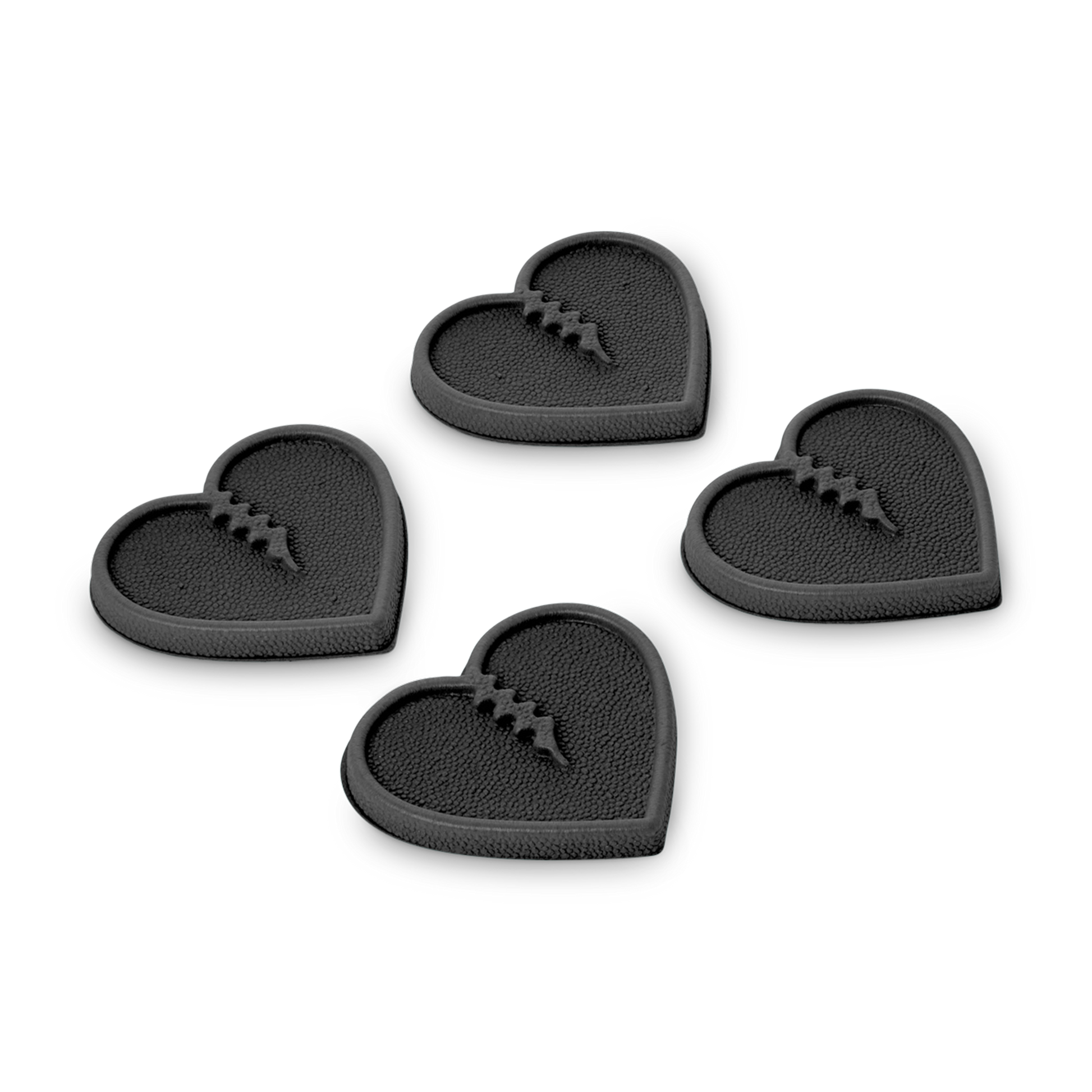 Crab Grab Mini Hearts 4PK Black
