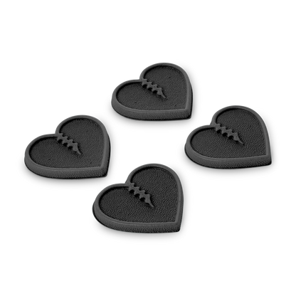 Crab Grab Mini Hearts 4PK Black