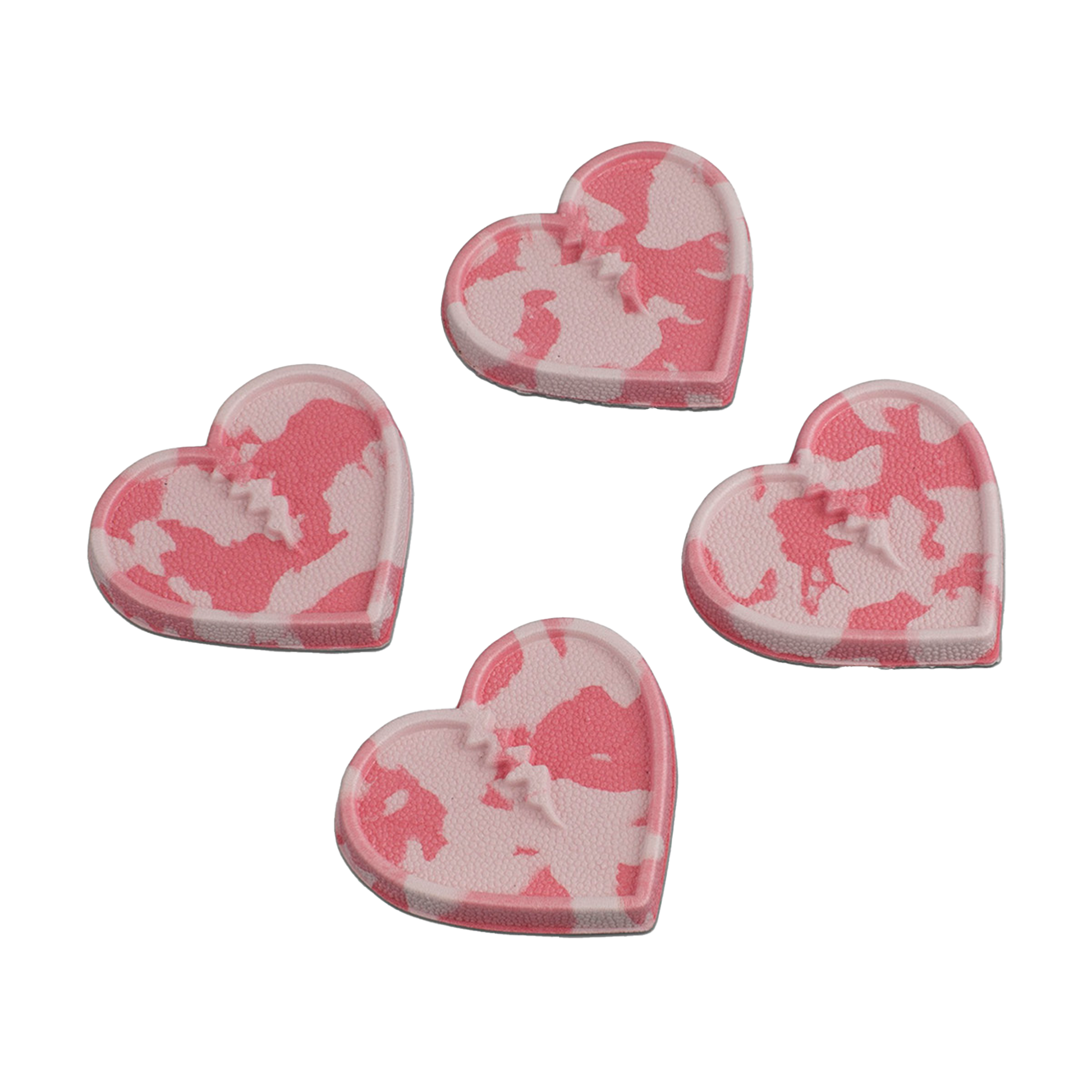 Crab Grab Mini Hearts 4PK Bubblegum Swirl