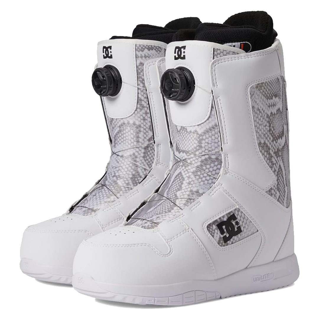 DC WOMENS PHASE 2024 SNOWBOARD BOOTS WHITE/BLACK/PRINT