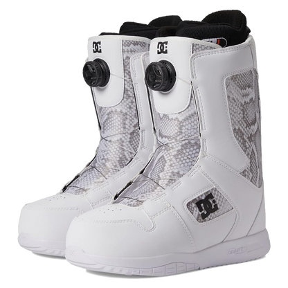 DC WOMENS PHASE 2024 SNOWBOARD BOOTS WHITE/BLACK/PRINT