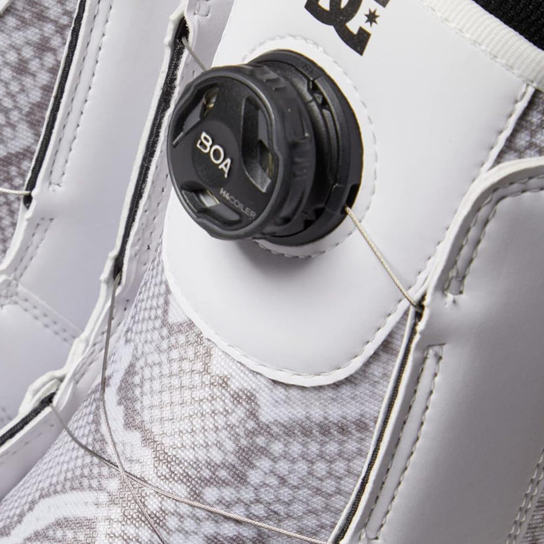 DC WOMENS PHASE 2024 SNOWBOARD BOOTS WHITE/BLACK/PRINT