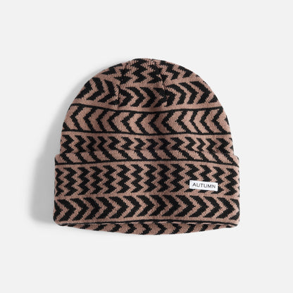Autumn Headwear Chevron Beanie