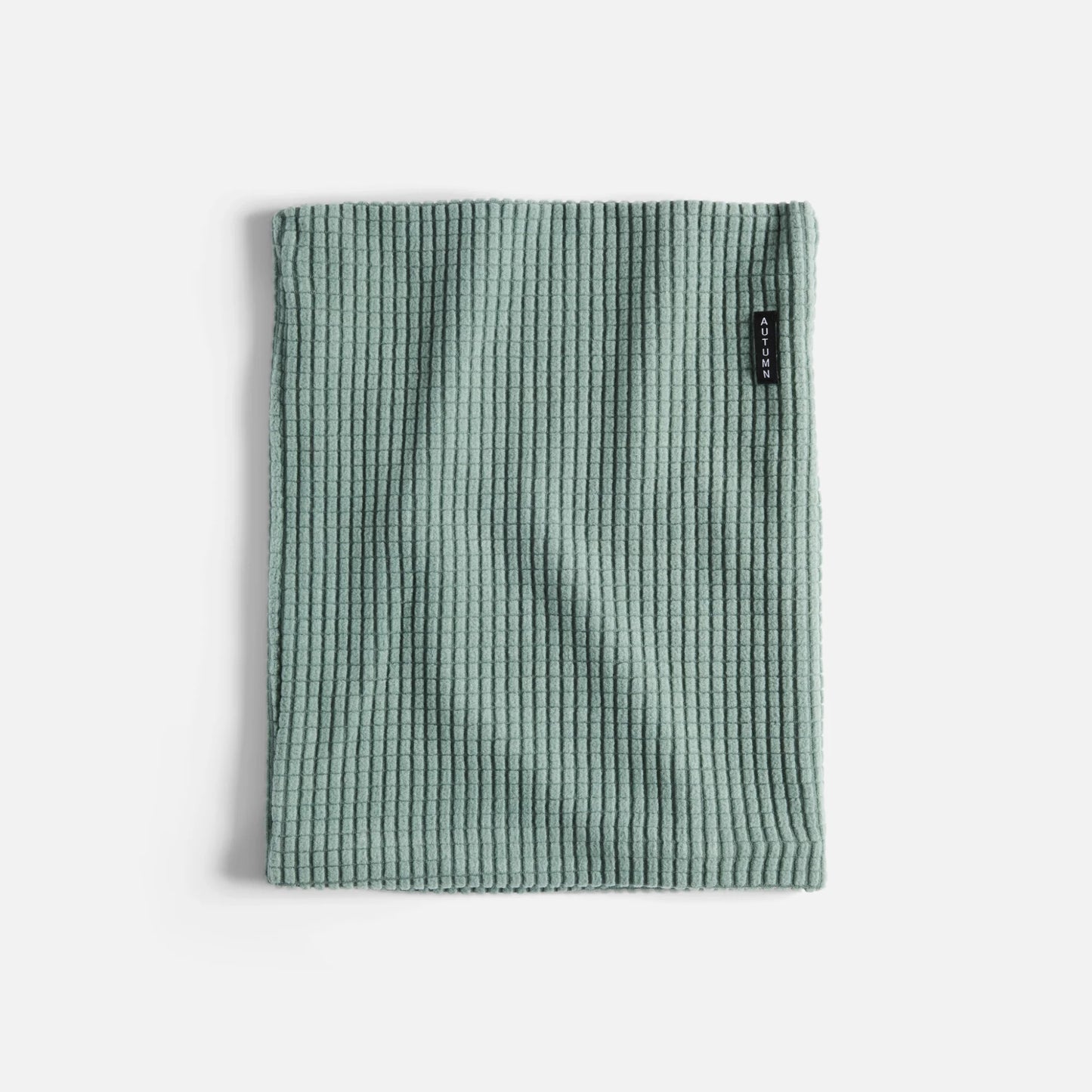 Autumn Headwear Grid Fleece Neck Gaiter