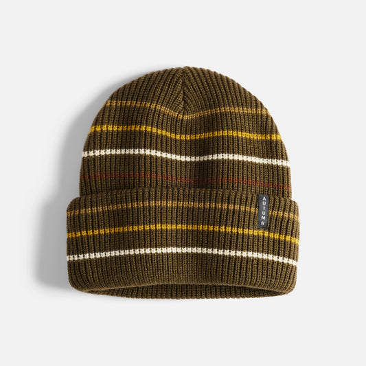 Autumn Headwear Multi Stripe Beanie