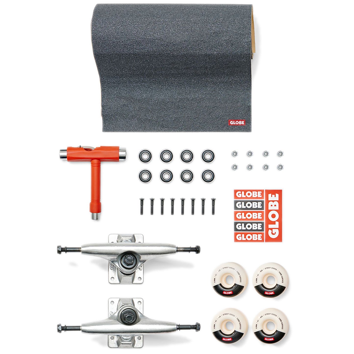 Globe Everything But The Deck Kit – Raw Finish