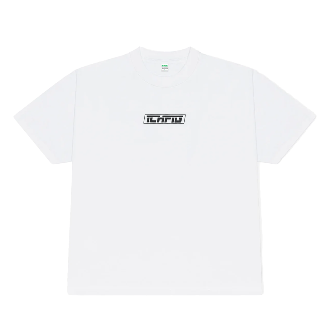 ICHPIG STRIKE LOGO TEE WHITE/BLACK