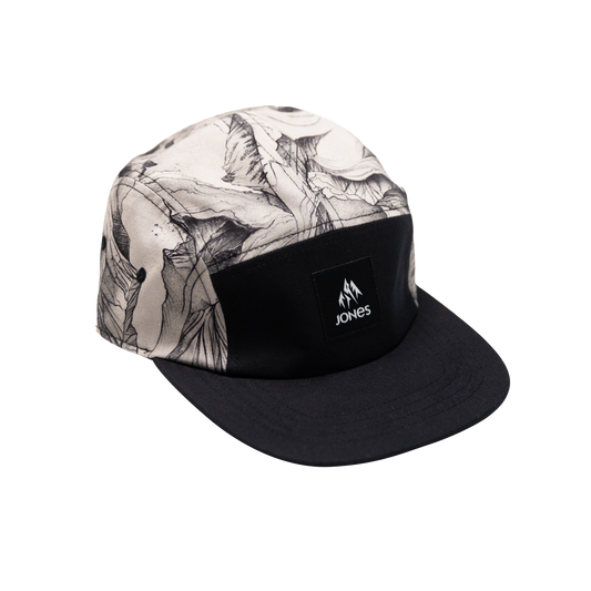 Jones Hakuba 5 Panel Organic Cotton Cap Glacier Print