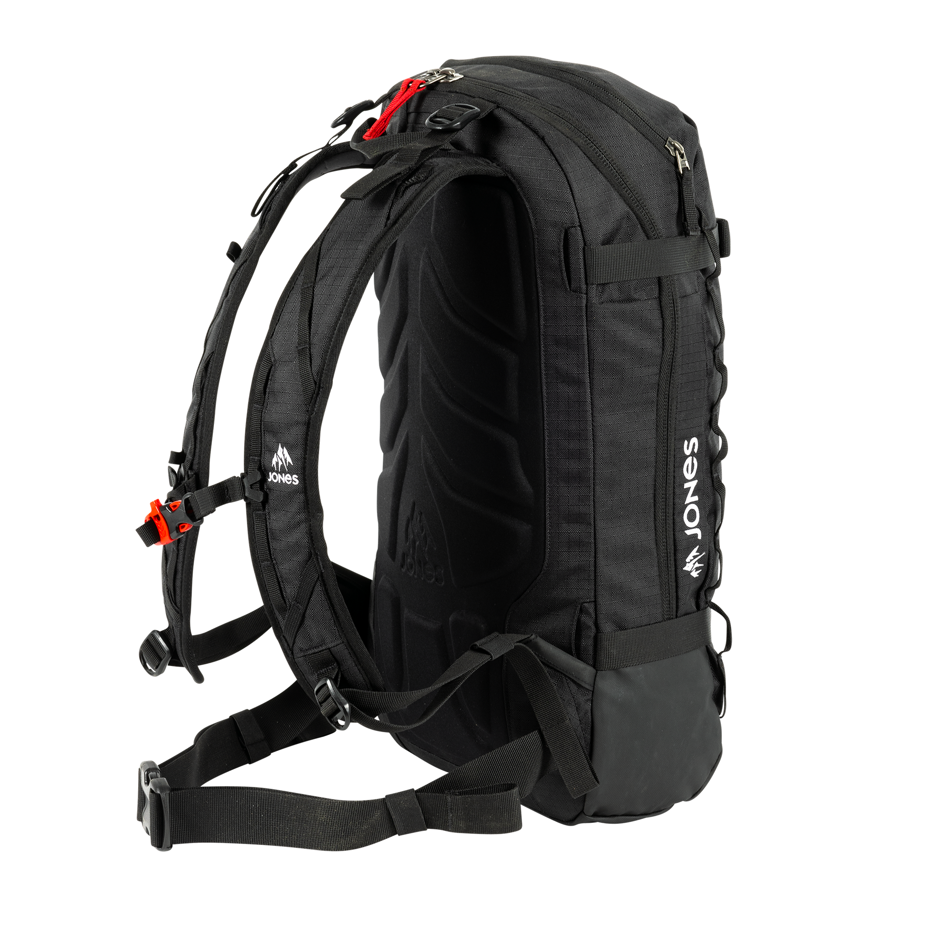 Jones Deeper 19L Backpack Stealth Black Angle 2