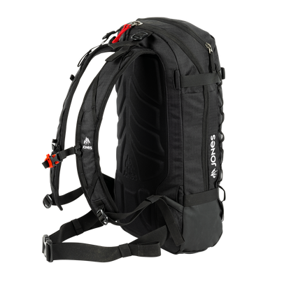 Jones Deeper 19L Backpack Stealth Black Angle 2