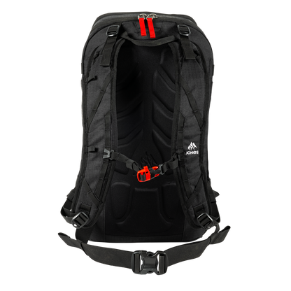 Jones Deeper 19L Backpack Stealth Black Back