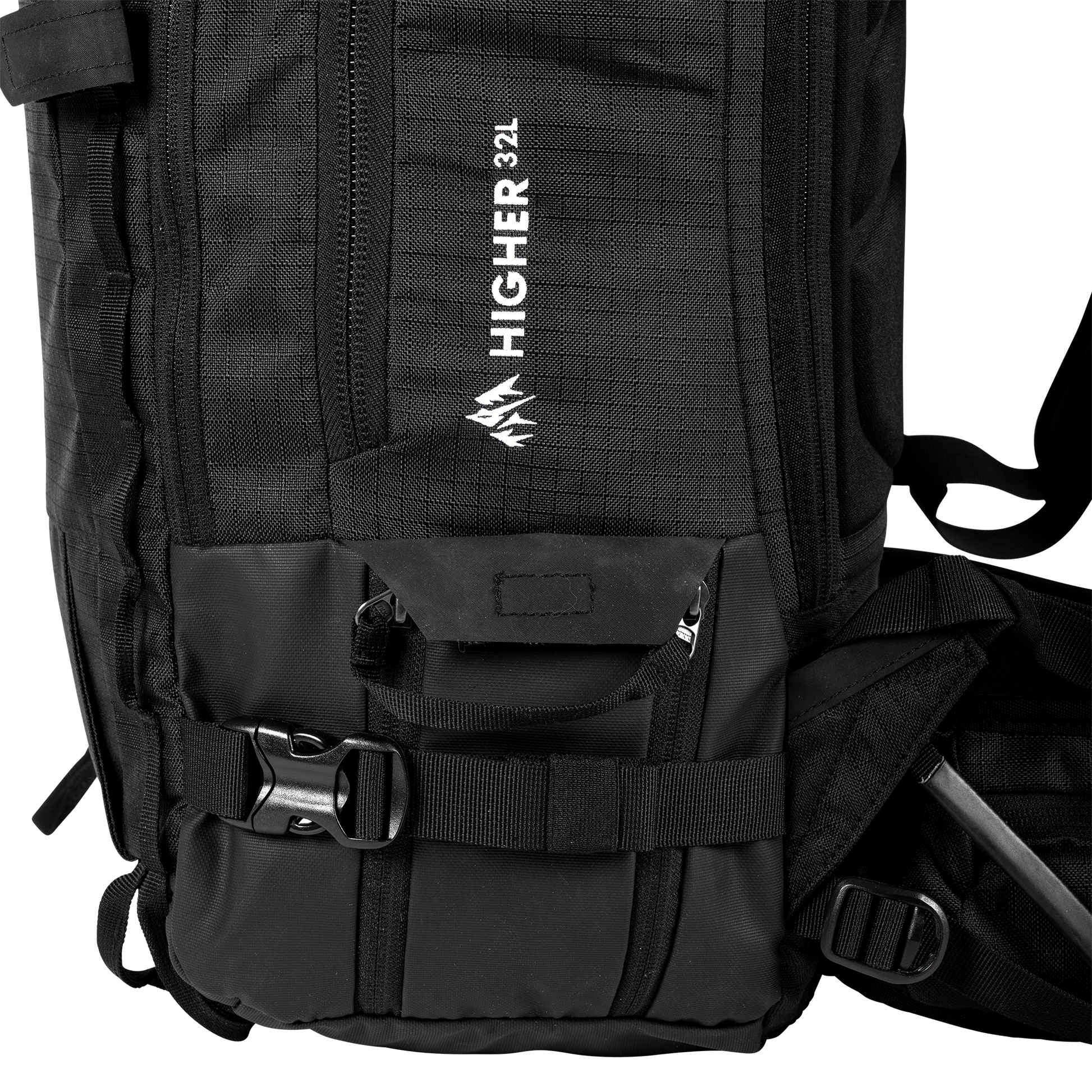 Jones Higher 32L Backpack Stealth Backpack Detail Logo