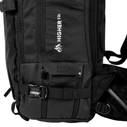 Jones Higher 32L Backpack Stealth Backpack Detail Logo